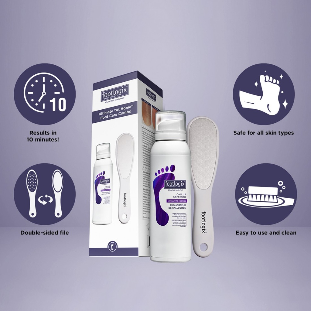 Footlogix | At Home Callus Softener 100ml + Retail File