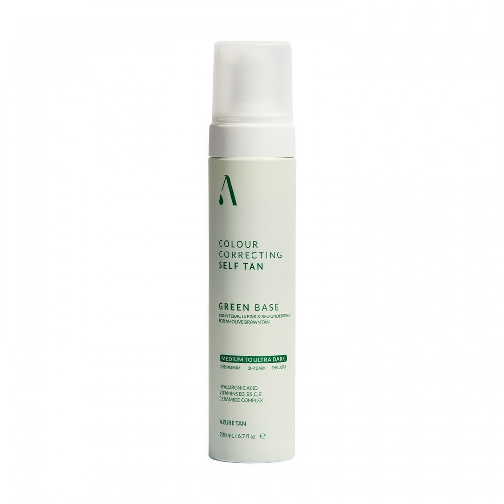 [71811] Azure Tan | Self tan mousse - Green base 200ml (extreme dark)